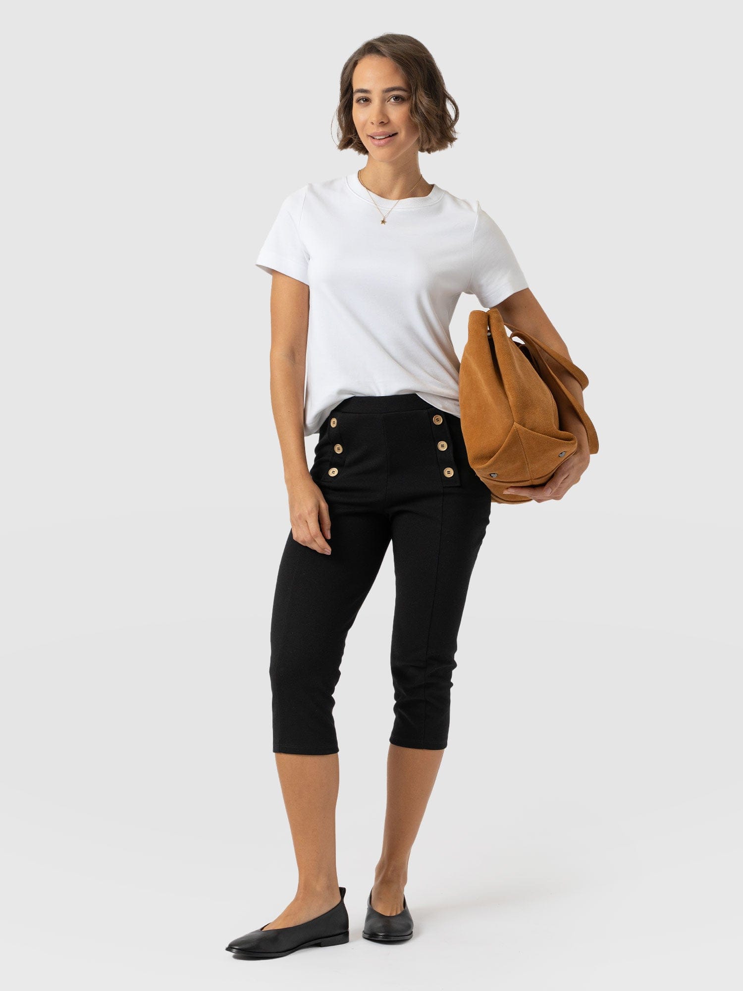 Chelsea Crop Legging Black